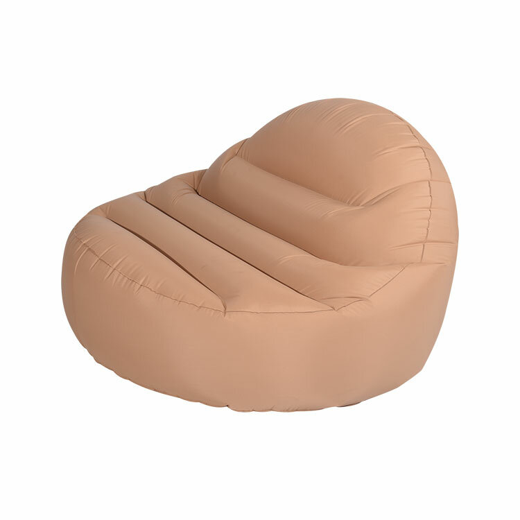Silla inflable con bomba de aire integrada para interiores y exteriores, sofá hinchable con asiento para juegos, para acampar y jardín