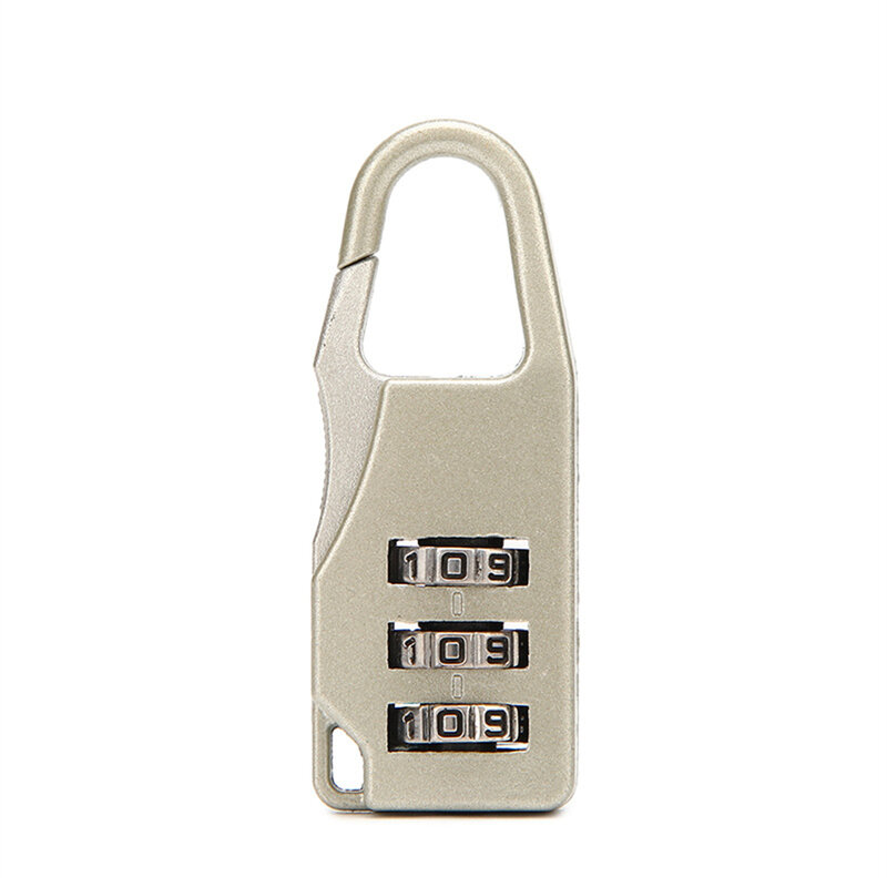 Padlock Mini Password Lock Luggage Security 3 Digit Combination High Quality Backpack Padlock Zinc Alloy Burglar-Proof Lock