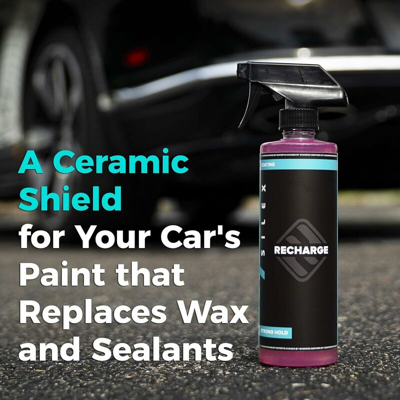 HydroSilex Recharge Car Ceramic Coating - Protective Ultra Hydrophobic Ceramic Detail Spray Replaces Wax & Sealants