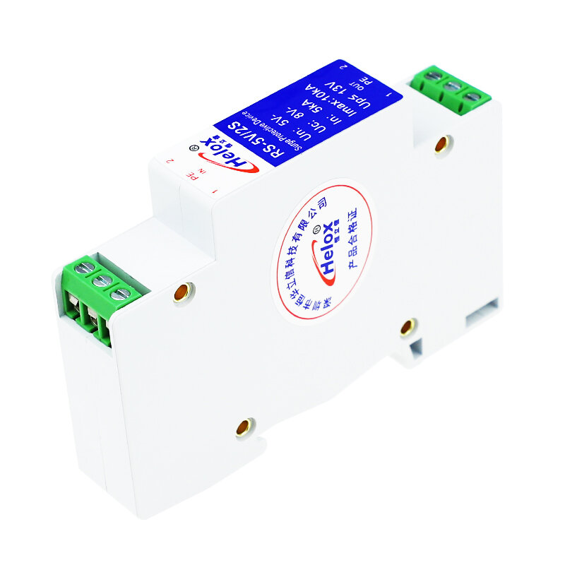RS485 Communication Signal Surge Protector Data CAN Control Signal Lightning Arrester RS-5V/2S