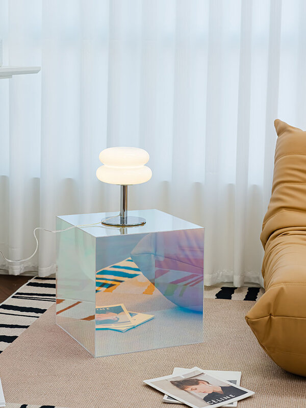 Luxury Furniture Colorful Coffee Tables Acrylic Square Table Design Home Living Room Sofa Side Table Bedroom Bedside Desk
