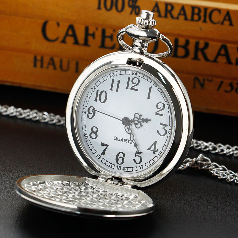 Reloj de bolsillo de cuarzo para hombre y mujer, pulsera con cadena Fob, con temática de película de Anime, color plateado, dorado, negro y bronce, TD934