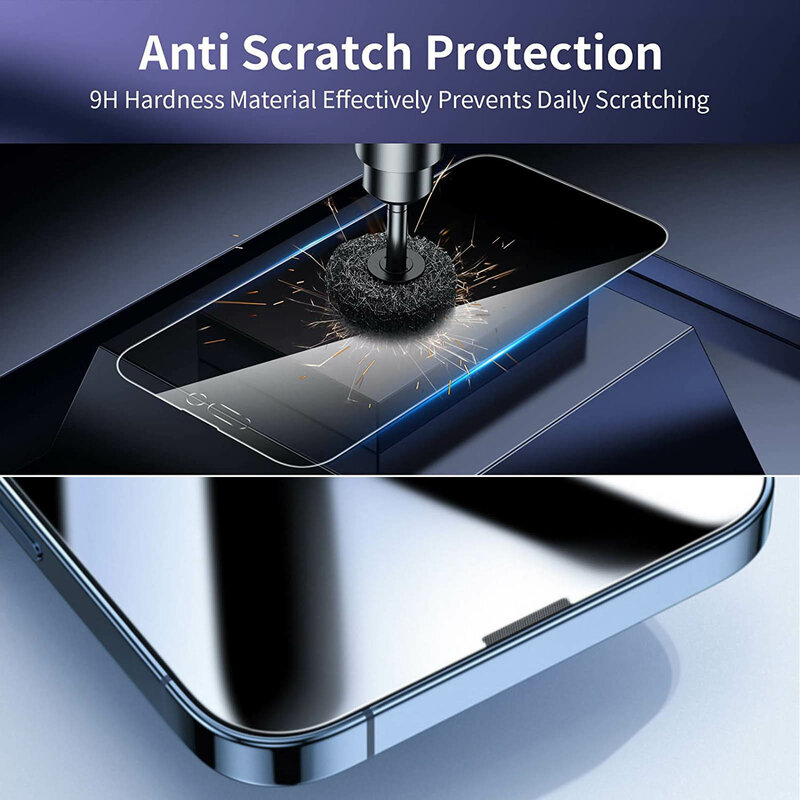 Cubierta completa de vidrio templado antiespía para iPhone 11 12 13 PRO MAX, Protector de pantalla de vidrio de privacidad para iPhone 14 Pro Plus XS Max XR