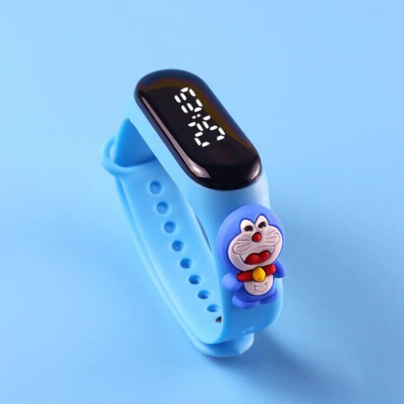 Zegarek dla dzieci Marvel moda kreskówki zegarki elektroniczne cyfrowy wyświetlacz LED zegarki wodoodporne prezent świąteczny zegarki dla dzieci