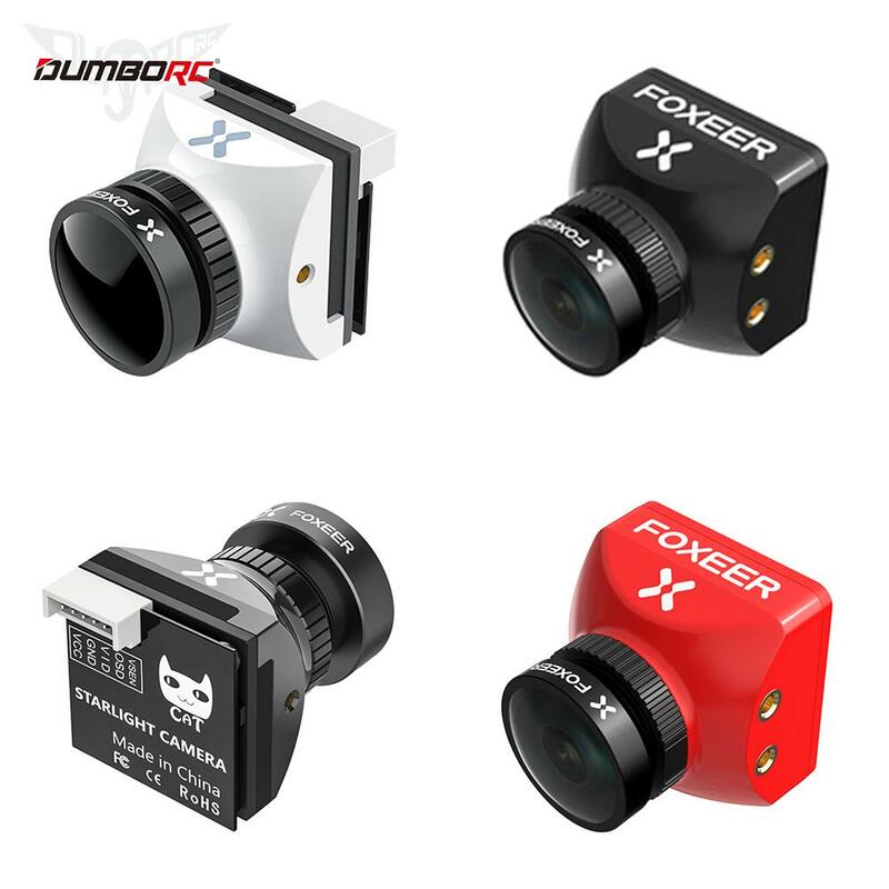 Foxeer Cat 3 Micro Mini FPV Camera Low Latency Low Noise 1200TVL 0.00001Lux FPV Night Camera 2.1mm PAL/NTSC For RC Racing Drone