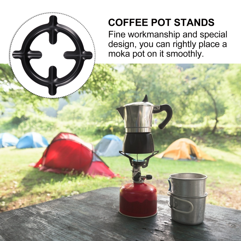 Pot Stands para fogão a gás, fogão Racks, placas de fogão, café Stands, 3pcs