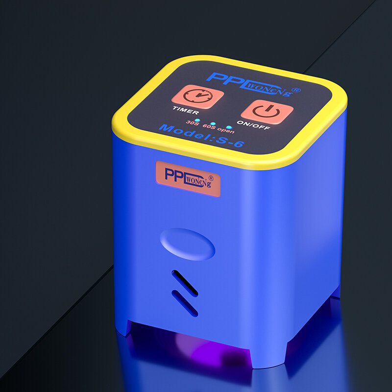 PPD lampu Curing minyak hijau, lem sinar UV cerdas daya tinggi dengan fungsi waktu untuk perbaikan ponsel