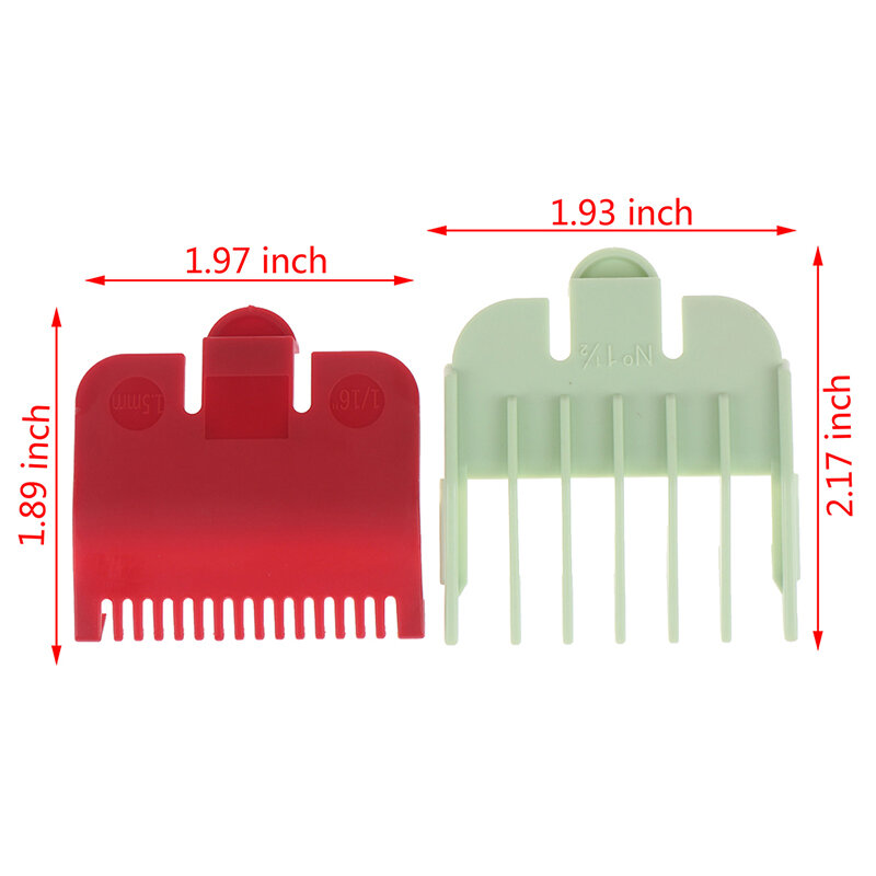 Limited Hair Clipper Guide Comb, Aparador de fixação, Haircut Shaver, Substituição, 2X