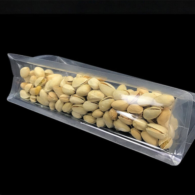 1Pc sacchetto di imballaggio trasparente contenitore per alimenti a prova di perdite in Silicone sacchetto di imballaggio per spaghetti di riso portatile cerniera per alimenti di farina