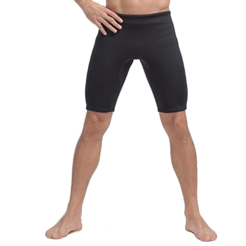 Celana Pendek Menyelam Neoprene 3Mm untuk Pria Celana Pendek Snorkel Selam Spearfishing Pakaian Renang Celana Pendek Renang Stretch Hangat untuk Berselancar