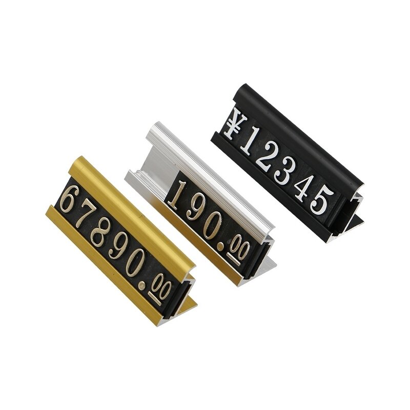 9x17mm L Preço De Madeira Tag Ajustável Counter Stand Etiqueta Metal Venda Preço Display Stand
