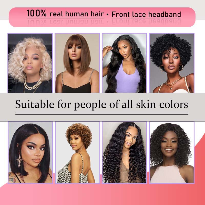 Bandeau de cheveux humains sans colle pour femme, dentelle avant, cheveux longs droits, ultraviolets brésiliens quotidiens, noir, prêt à porter, 13x4, 13x6