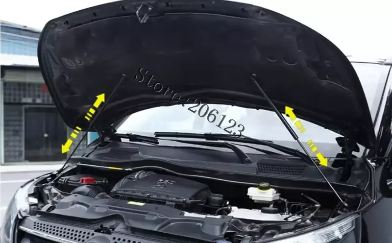 Пружинный амортизирующий газовый подъемник для капота автомобиля, стойки, гидравлический стержень для Benz Vito Viano V-class Marco Polo Metris W447 2014-2019