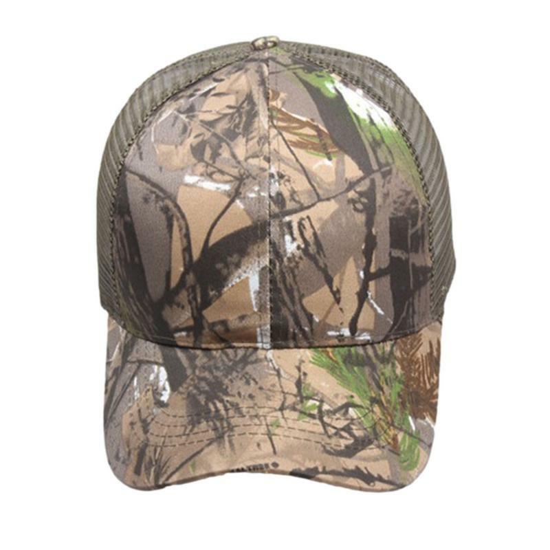 Sun Protection Baseball Hats Folding Outdoor Camouflage Hat Sun Protection Quick-Drying Camouflage Hats For Sports Fishing