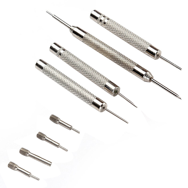 Assista Repair Tool Kit para homens e mulheres, removedor de links, pinos de martelo, suporte de correia, pulseira ajustador de corrente, 11 peças por conjunto