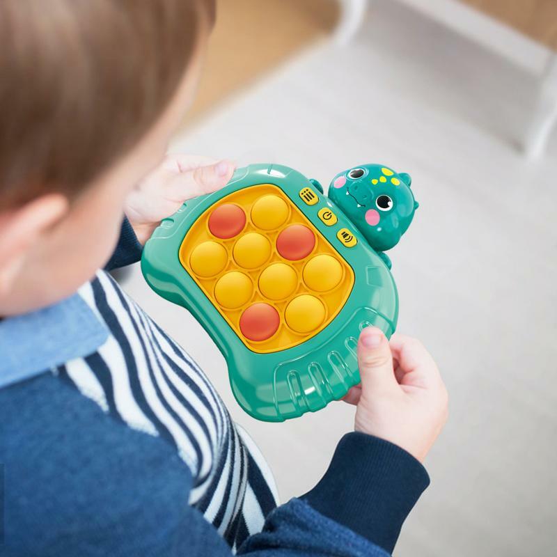 Podręczna zabawka typu Pop Game Push Bubble antystresowa zabawka automat do gier zabawki sensoryczne gry podróżnicze świecąca zabawka dla dzieci wewnątrz na zewnątrz