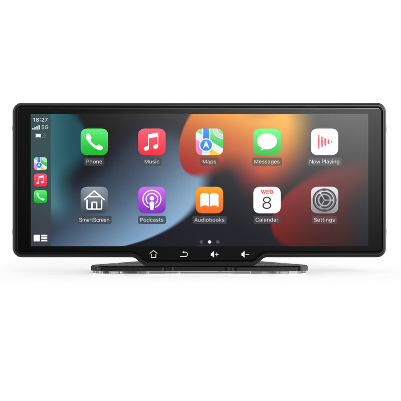 Carplay portátil para coche, sistema inteligente con pantalla inalámbrica Universal de 10,26 pulgadas, Android, estéreo para Apple