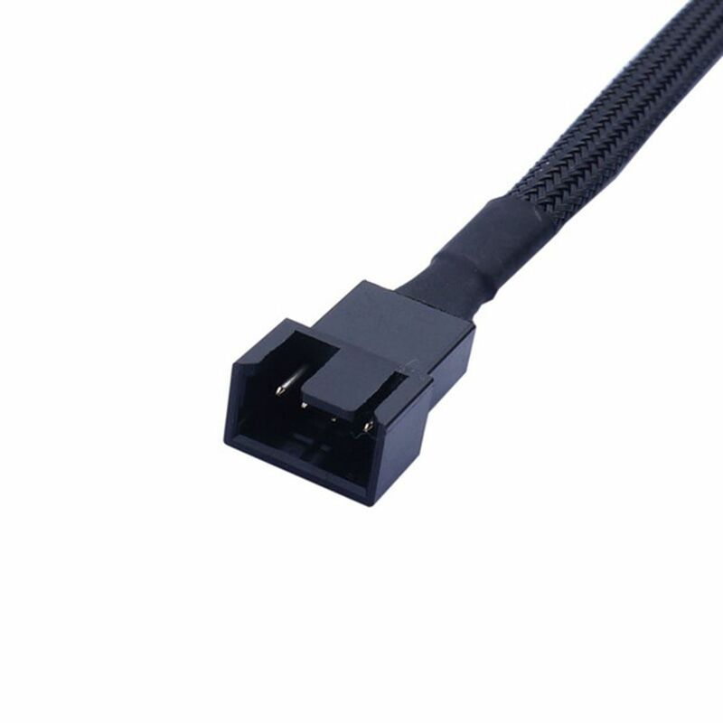 1pc przedłużacz PWM kabel CPU 4 pinowy kabel 4 P kabel Adapter obudowa komputera 3 pinowe złącza kable zasilające 27/42/60/80cm