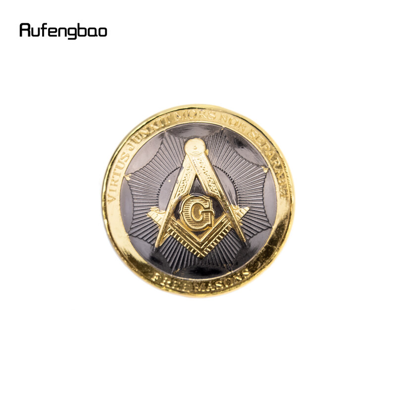 Freemasons dourado vg totem alívio único joint bengala com placa escondida auto-defesa cana crosier 93cm