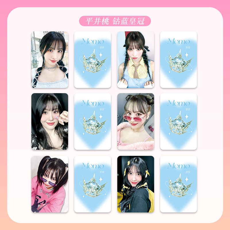 6PCS/set KPOP TWICE New Album Lomo Card High Quality HD Double Side Printed Photo Card MOMO SANA MINA Fans Gift
