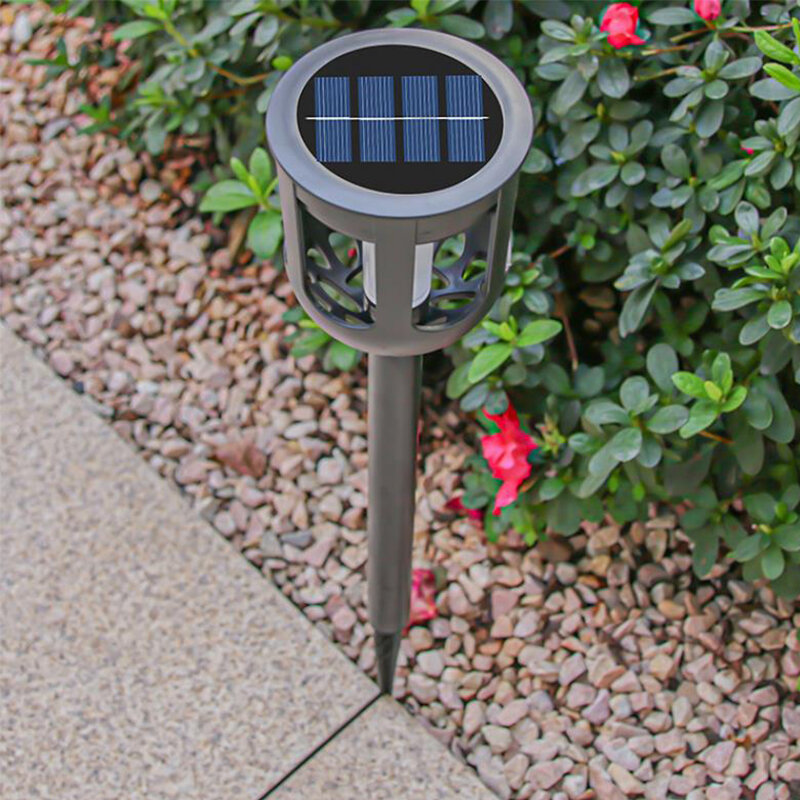 6PCS Solar Powered Lawn Lights Waterproof Courtyard Light Street Lights Garden Balconies Outdoor Household Decor Ground Lamp