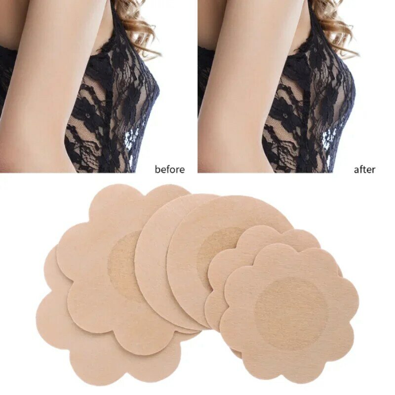 Nipple Cover Sticker Lady Disposable Pasties Piece Breast Petal Self-adhesive Invisible Chest Bra Padding Patch Intimates