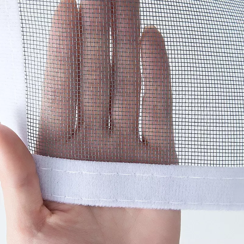 Filet de nettoyage auto-adhésif amovible en tulle blanc, moustiquaire anti-insectes, rideau anti-insectes d'été pour fenêtres