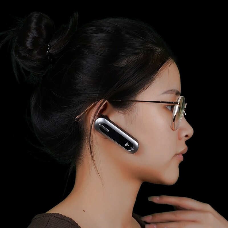 Mini walkie-talkie de Radio con gancho para la oreja, conjunto inalámbrico de 2 piezas, frecuencia coreana, Radio pequeña Vox, transceptor de dientes azules, KSUT X-V28