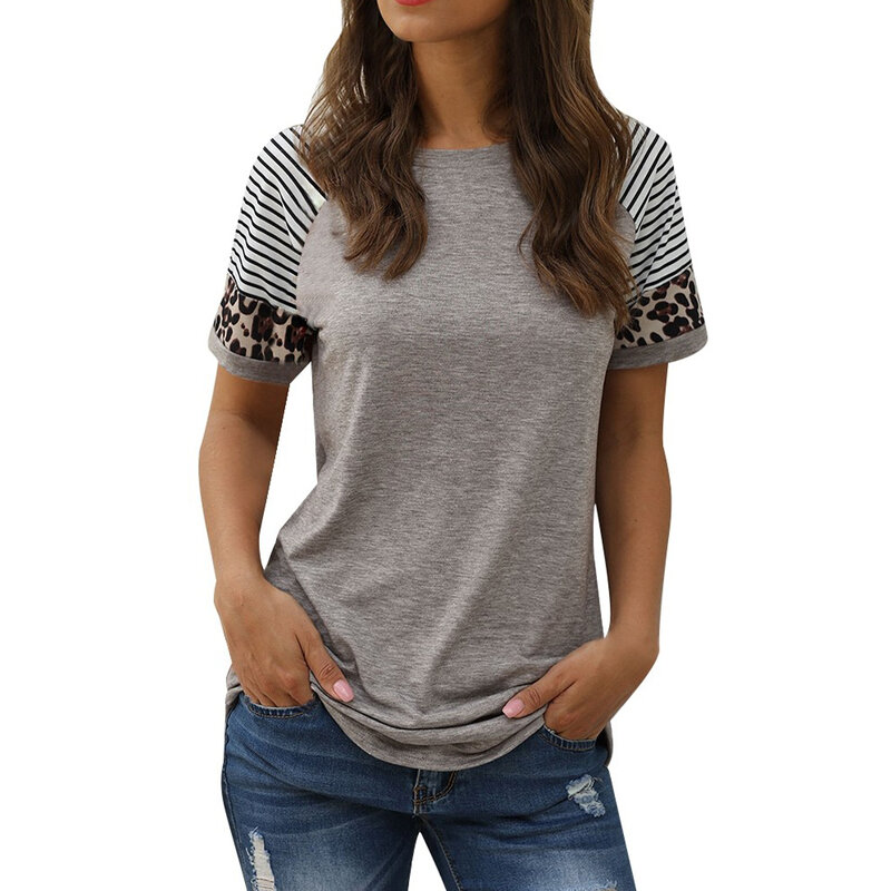 Однотонная футболка, женские футболки в простом стиле, Повседневная футболка для дам, Повседневный пуловер с круглым вырезом, женская модная одежда с коротким рукавом Y2k