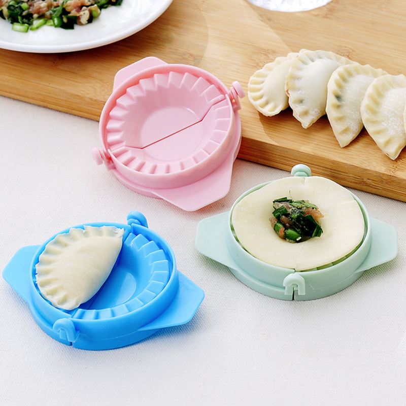 Molde de plástico para hacer Dumplings, prensa de masa para cocinar, fácil de hacer Ravioli, Jiaozi, juego de herramientas de cocina