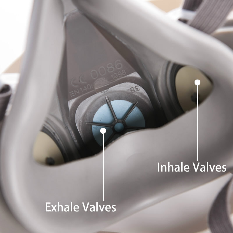 Válvulas de inhalación de Gel de sílice para mascarilla, accesorios de reemplazo para respirador 6893/6889, 5-10 piezas, 6200, 6200