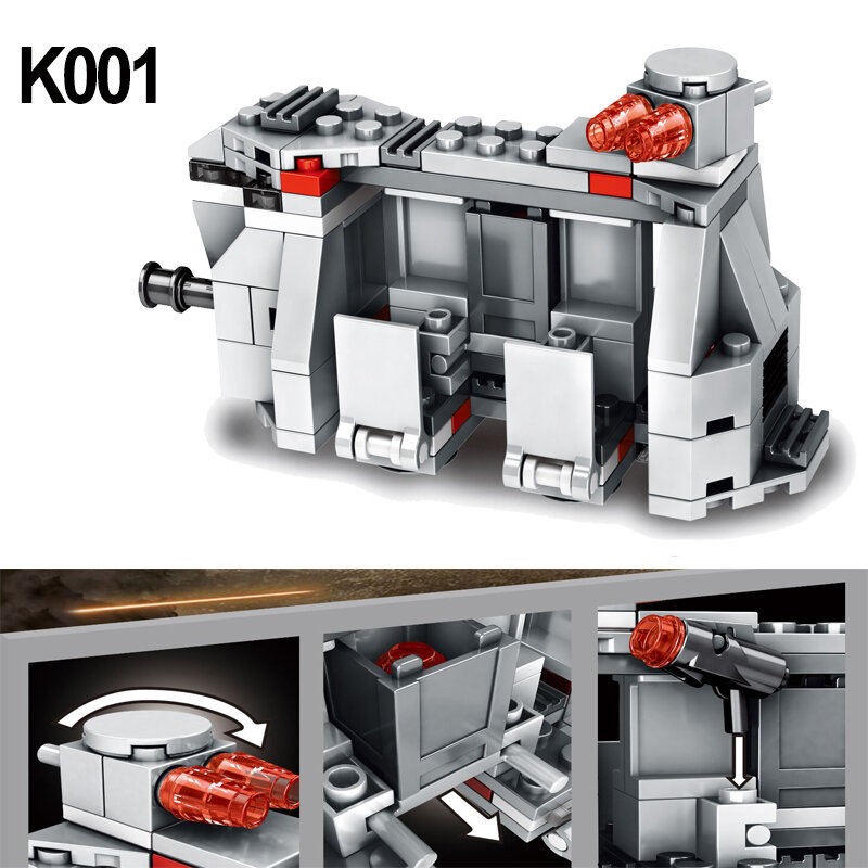 K001-K012 군인 영화 시리즈 무기 피규어 조립 빌딩 블록 작은 입자 교육 장난감