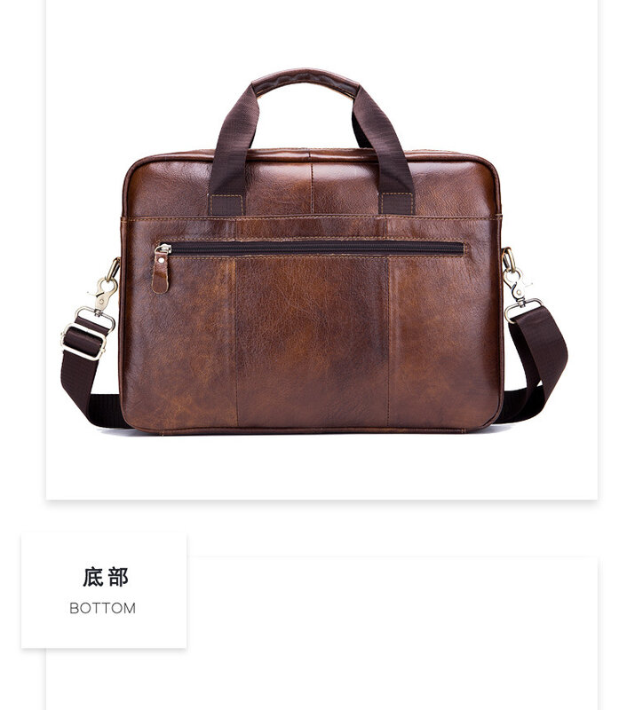 Herren Rindsleder Aktentasche Herren Echt leder Handtaschen Umhängetaschen hochwertige Luxus Business Messenger Taschen Laptop