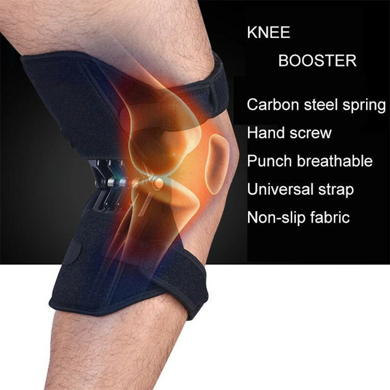 Knee Protection Booster Power Support Knee Pads Powerful Rebound Spring Force Sports Reduces Soreness Arthritis Knee Protection