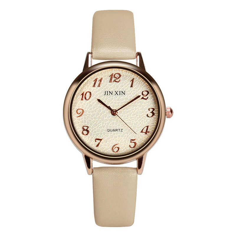Nowy zegarek damski męski zegarek Unisex moda biznesowa skórzany zegarek kwarcowy analogowa tarcza okrągły zegarek годинник