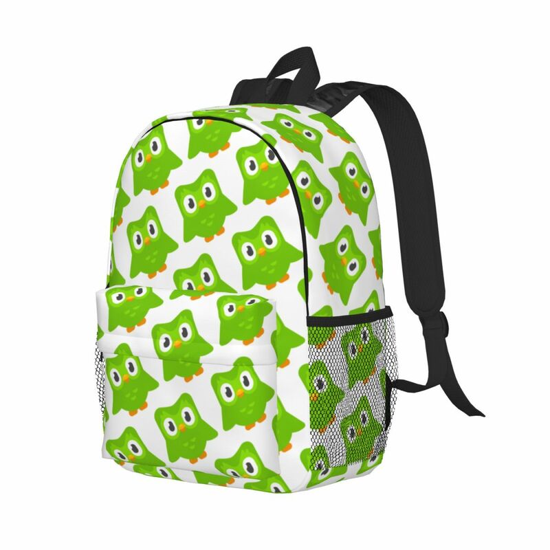 حقائب ظهر Duolingo Owl Duo للأولاد والبنات ، حقائب مدرسية للأطفال ، حقيبة ظهر للكمبيوتر المحمول ، حقيبة كتف ، حقيبة كتب عصرية ، سعة كبيرة
