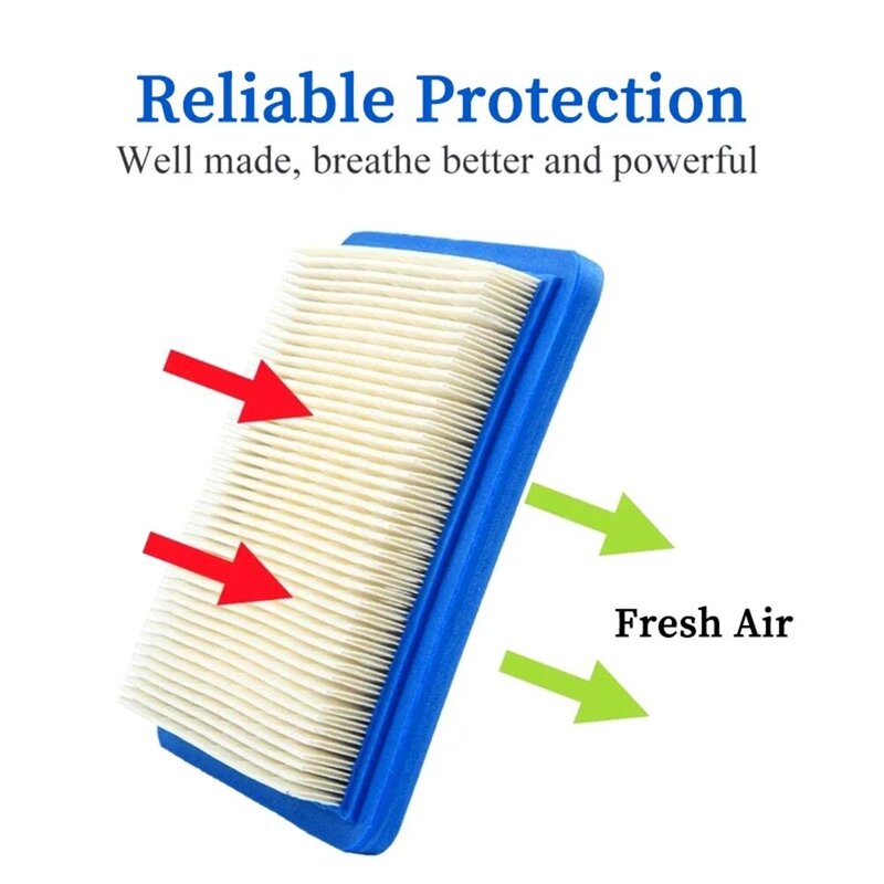 Filtros de aire para cortacésped Brigg, accesorios de elemento de filtro cuadrado, 491588, 491588, 20332, 3364