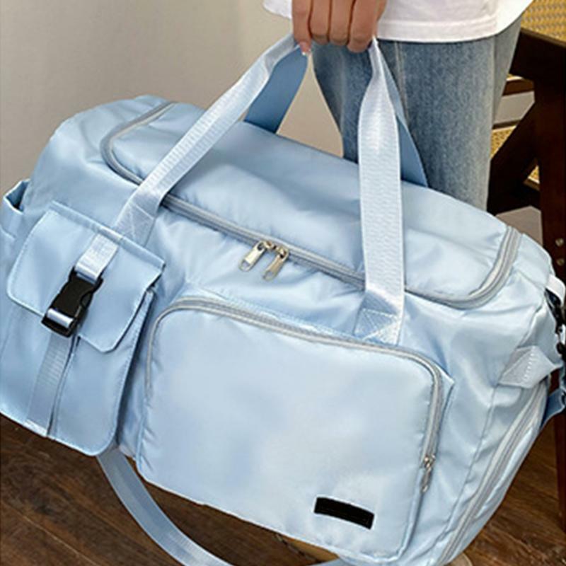 Portátil Foldable Travel Duffle Bag, Grande capacidade, Sports Gym Bag, Oxford pano, saco de treinamento impermeável
