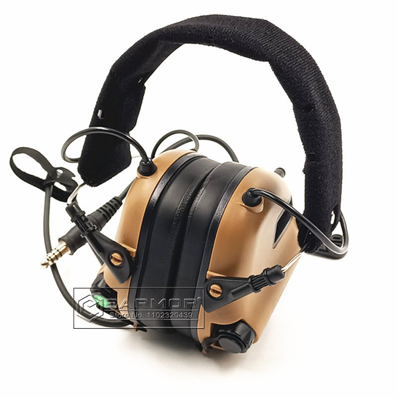 Earmor M32 MOD4 Tactical Headset Electronic Hearing Protector, Tactical Communication Headset Shooting Earmuffs for Hunting