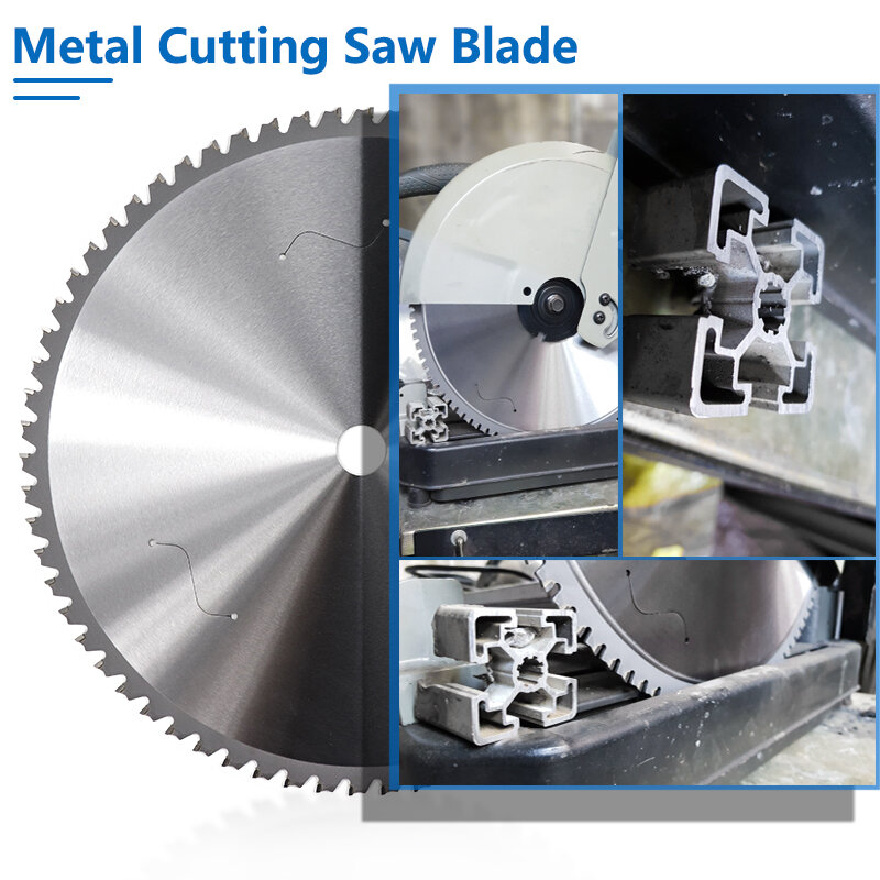 XCAN lame de coupe en métal 180/230/305/355mm lame de scie circulaire pour aluminium fer acier métal disque de coupe lame de scie en carbure
