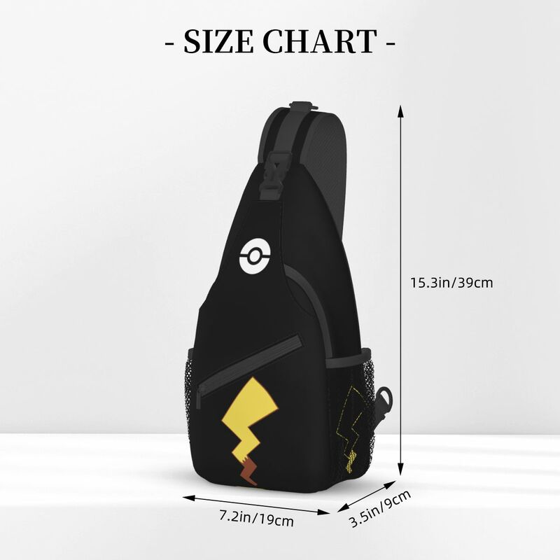 Pikachu Pokemon Chect Bag Crossbody Backpack Merch For Men Woman Trendy Belt Bag