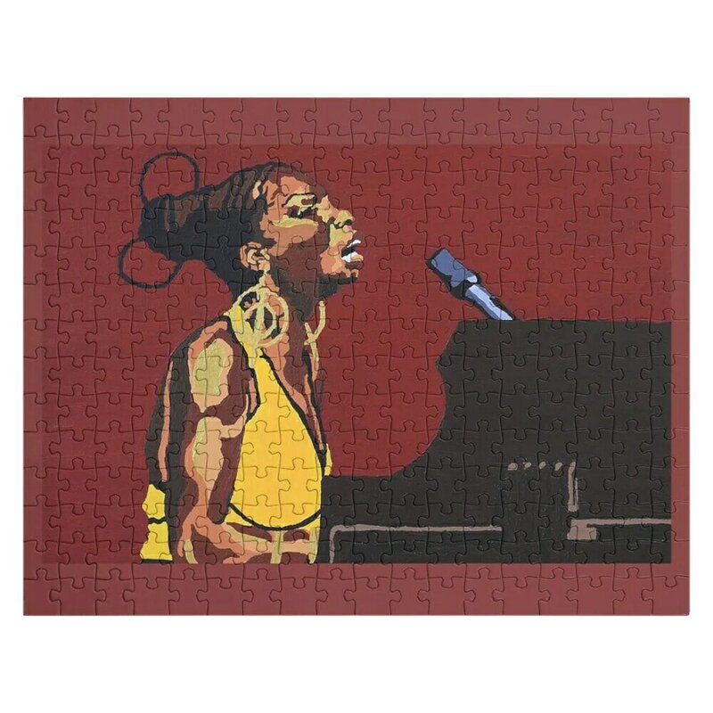 Nina Simone Jigsaw Puzzle Puzzle Works Of Art Personalized Child Gift Wooden Jigsaw Puzzles