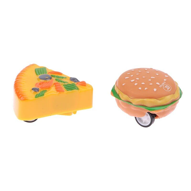 어린이용 귀여운 소형 햄버거 자동차 장난감, 창의적인 시뮬레이션, 2 ~ 4 세