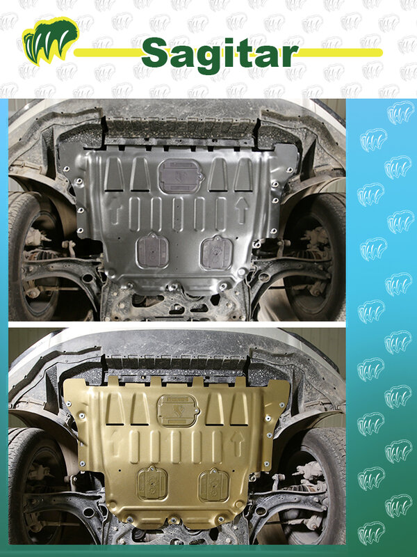 Motor Chassis Shield para VW Sagitar, Splash Bottom Protection Board, Acessórios do carro, Sob Capa, 2006, 07, 08, 09, 19, 20, 21, 2022, 2023