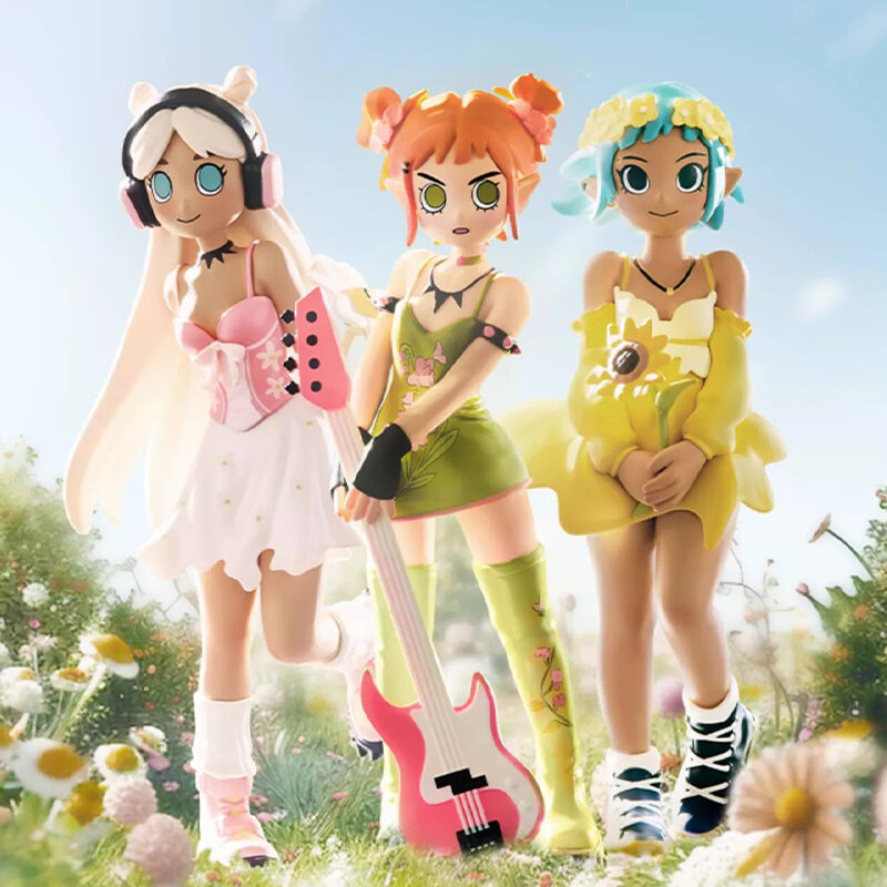 Figura de Anime de la serie Peach Riot Punk Fairy, modelo coleccionable de juguete, regalo de segunda Gigi, Buzz Poppy Girls
