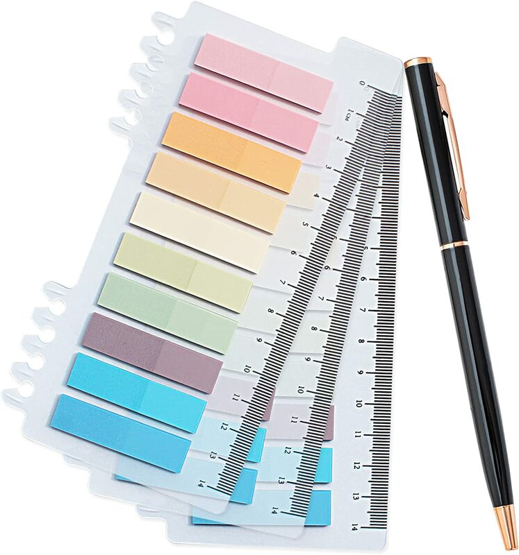 Linguette adesive schede indice scrivibili e riposizionabili Morandi linguette adesive adesive colorate schede per pennarelli di pagina per la lettura