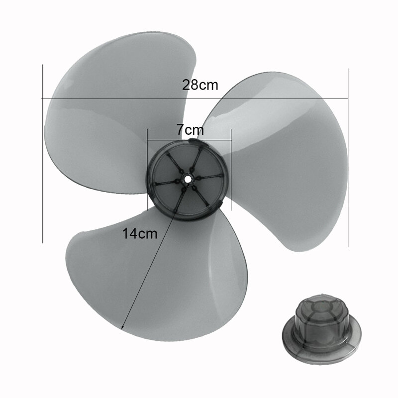 Lüfter flügel Hoch temperatur belastbar 12 Kunststoff-Lüfter flügel Ersatz geeignet für Stand ventilator/Tisch ventilator Geräusch reduzierung