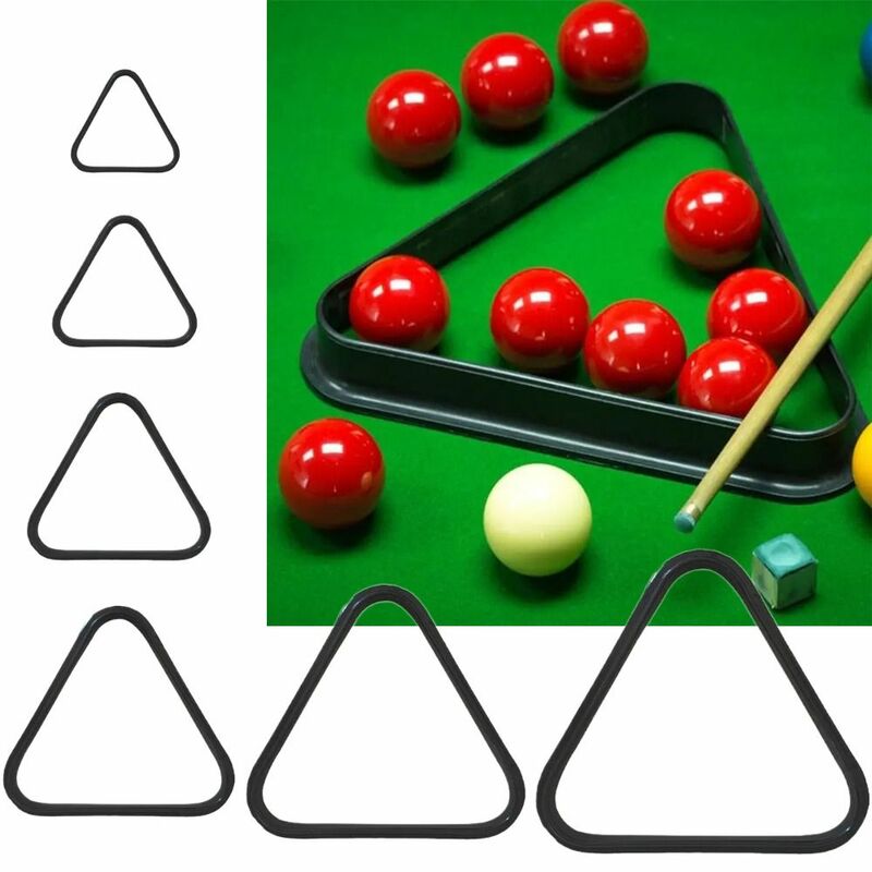 Marco de trípode para jugar al billar, organizador de bolas de billar con forma triangular, accesorios de posicionamiento