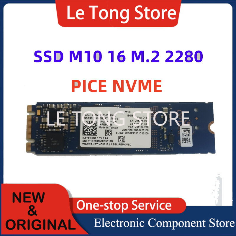 M10 16G SSD твердотельный накопитель внутренний 2280 2242 nvme SSD быстрая скорость записи для intel Optane M10