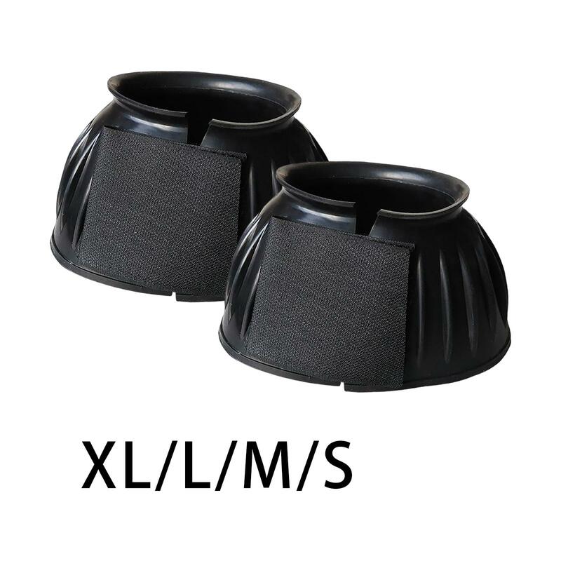 2Pcs Horse Bell Boots Overreach Boot Professional สำหรับม้าป้องกัน